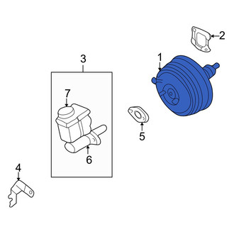 Mazda OE - Power Brake Booster
