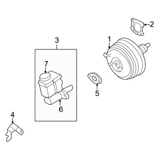 Mazda OE - Cowl - Components on Dash Panel