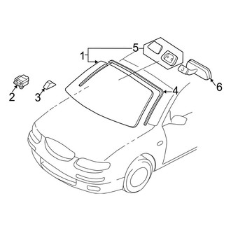 Mazda OE - Windshield - Glass