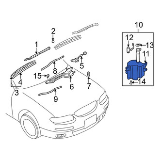 Mazda OE - Washer Fluid Reservoir