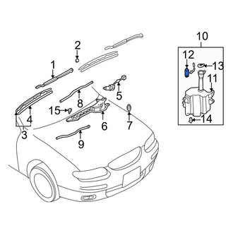 Mazda OE - Windshield Washer Pump