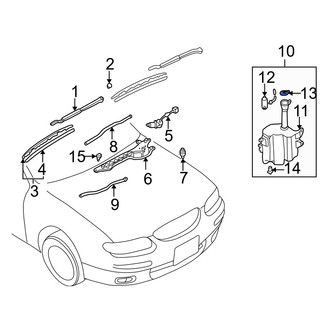 Mazda OE - Front Washer Fluid Reservoir Cap
