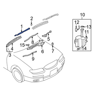Mazda OE - Left Wiper Arm