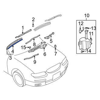 Mazda OE - Right Wiper Blade Refill