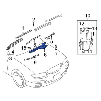 Mazda OE - Wiper Motor Bracket