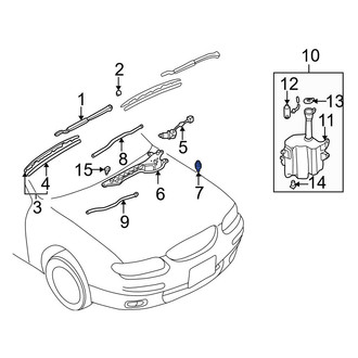 Mazda OE - Wiper Motor Bolt