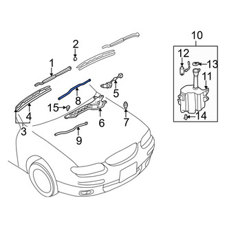 Mazda OE - Wiper Motor Bracket