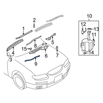 Mazda OE - Front Lower Wiper Linkage