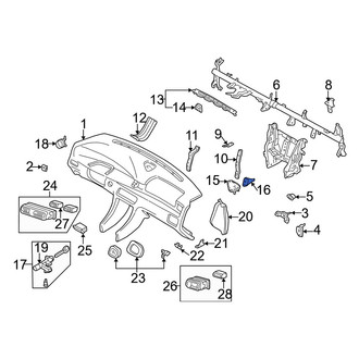 Mazda OE - Speaker Cover Clip