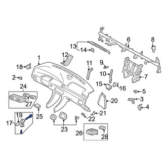 Mazda OE - Glove Box Lock Kit