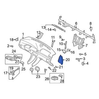 Mazda OE - Left Instrument Panel Side Cover