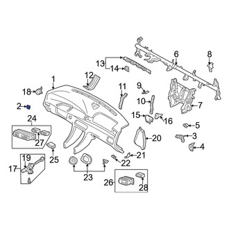 Mazda OE - Steering Column Cover Nut