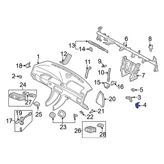 Mazda OE - Instrument Panel Mounting Bracket