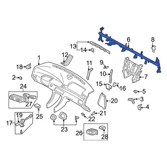 Mazda OE - Instrument Panel Crossmember