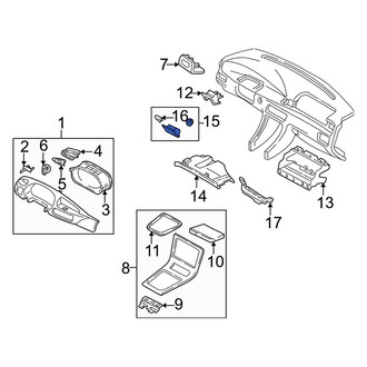 Mazda OE - Instrument Panel Pocket