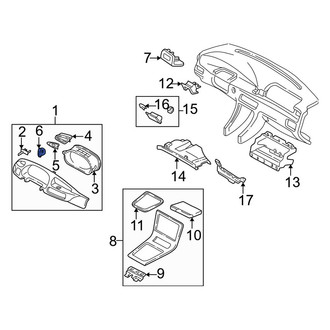 Mazda OE - Windshield Defroster Nozzle