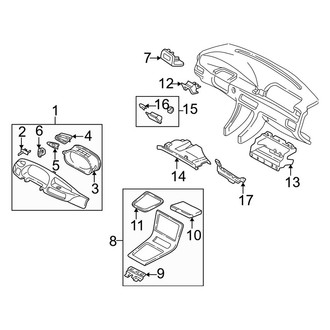 Mazda OE - Instrument Panel Components