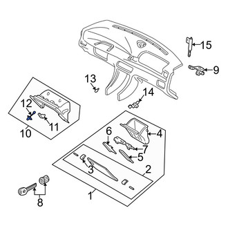 Mazda OE - Front Glove Box Light Switch