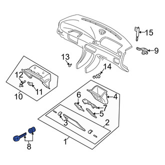 Mazda OE - Glove Box Lock Kit