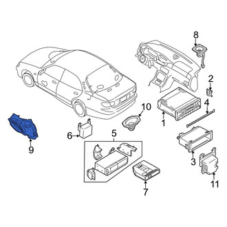 Mazda OE - Center Left Speaker