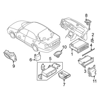 Mazda OE - Instrument Panel - Sound System