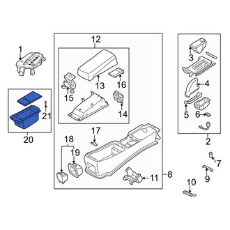 Mazda OE - Console Armrest