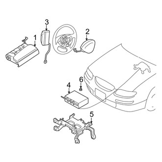 Mazda OE - Restraint Systems - Air Bag Components