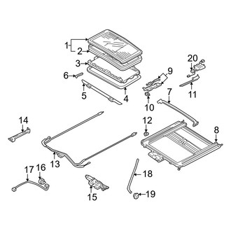 Mazda OE - Roof - Sunroof