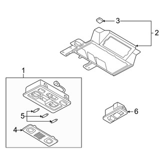 Mazda OE - Overhead Console