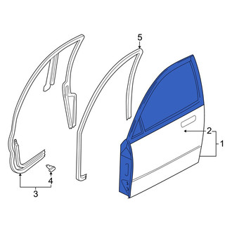 Mazda OE - Front Right Door Shell
