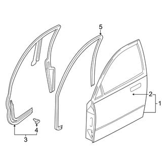 Mazda OE - Front Door - Door & Components