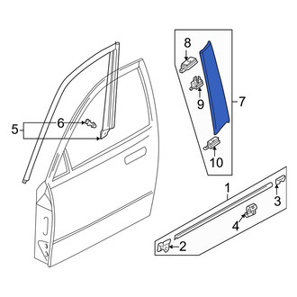 Mazda OE - Front Right Door Applique
