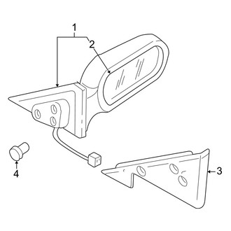 Mazda OE - Front Door - Outside Mirrors