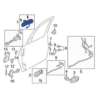 Mazda OE - Front Left Inner Interior Door Handle