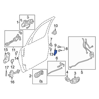 Mazda OE - Front Door Lock Operating Rod
