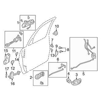 Mazda OE - Front Door - Lock & Hardware