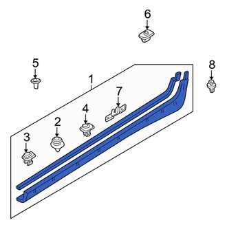 Mazda OE - Left Rocker Panel Guard