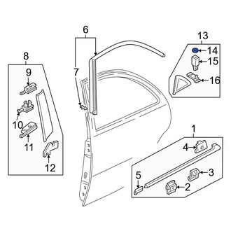 Mazda OE - Door Applique Gasket