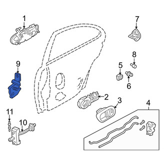 Mazda OE - Front Door Hinge