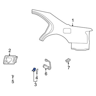 Mazda OE - Fuel Door Spring