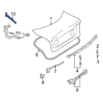 Mazda OE - Trunk Lid Lift Support