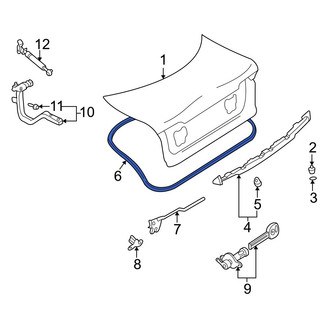Mazda OE - Rear Deck Lid Seal