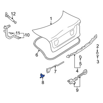 Mazda OE - Rear Deck Lid Striker