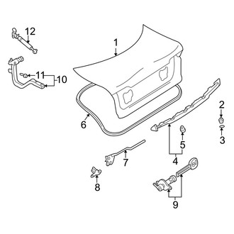 Mazda OE - Trunk Lid - Lid & Components