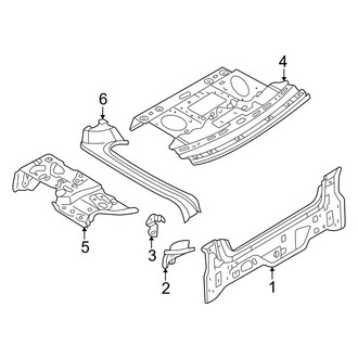 Mazda OE - Rear Body & Floor - Rear Body