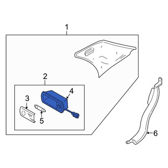 Mazda OE - Reading Light Bracket