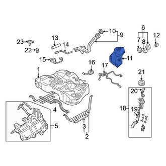 Mazda OE - Fuel Filler Neck Insulator