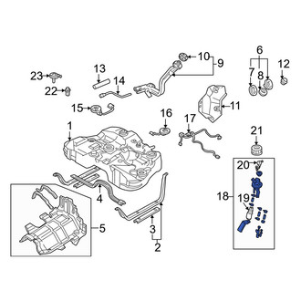 Mazda OE - Fuel Pump and Strainer Set