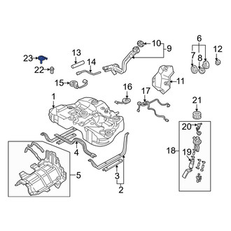Mazda OE - Fuel Filler Hose