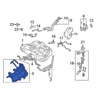 Mazda OE - Fuel Tank Shield